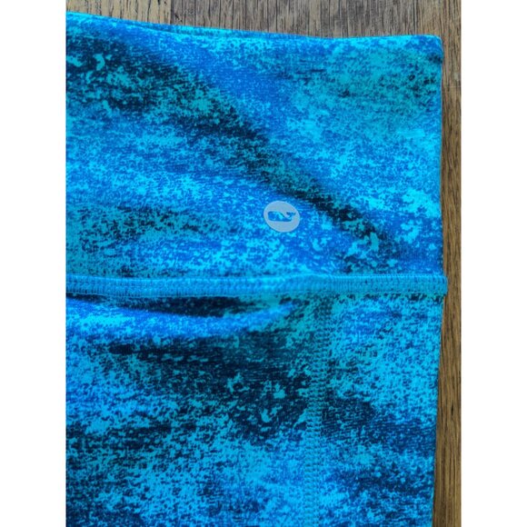Vineyard Vines Womens XS Performance Leggings Teal/Blue Athletic Wear - Picture 4 of 8